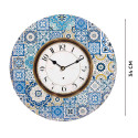 L’horloge carreaux de ciment