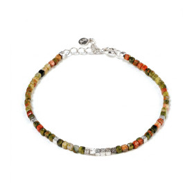 Le bracelet en unakite