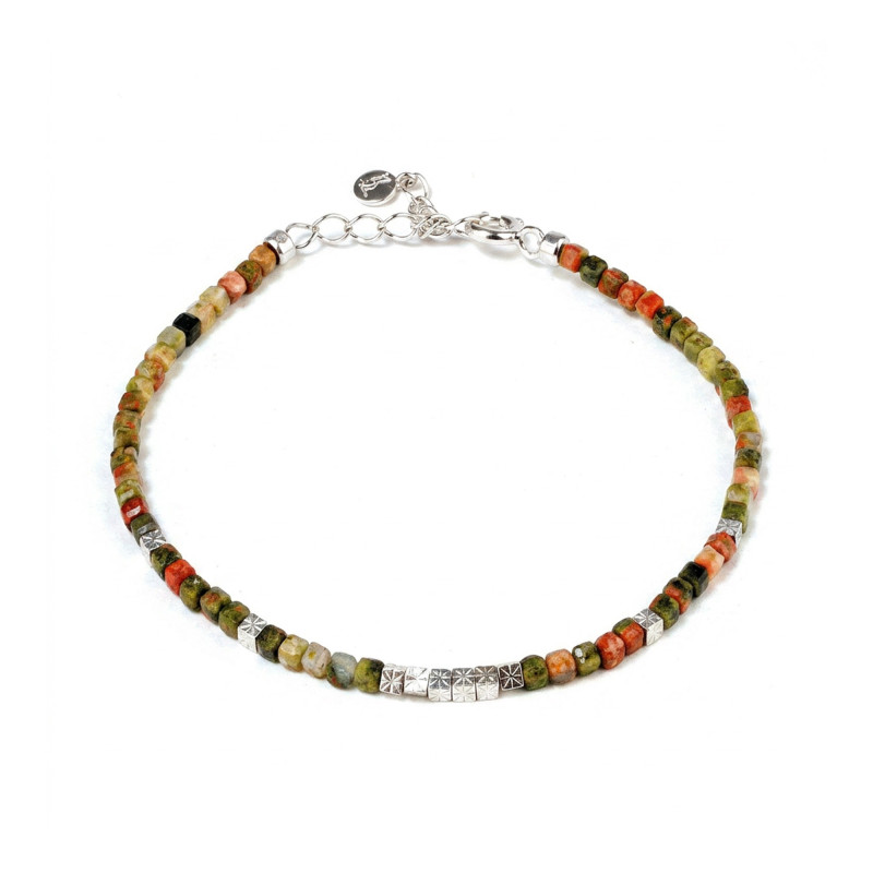Le bracelet en unakite