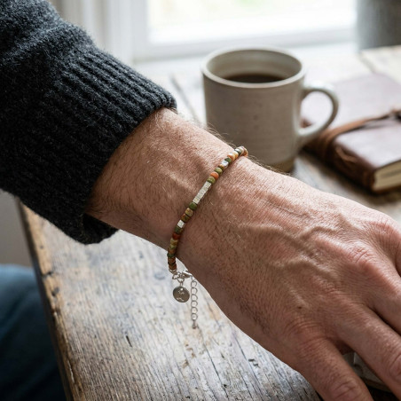 Le bracelet en unakite