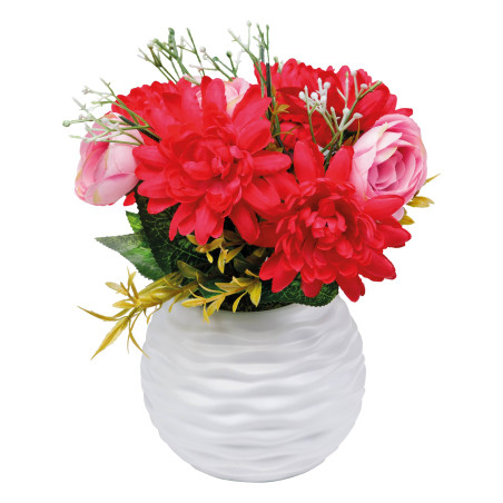 Le bouquet dahlias et renoncule éternels