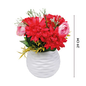 Le bouquet dahlias et renoncule éternels