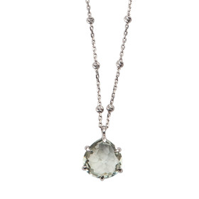 Le pendentif améthyste verte