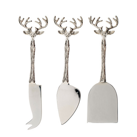 Les 3 couteaux à fromage Grand Cerf