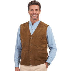 Gilet peau Harryland