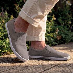 Mocassins toile - les 2 paires
