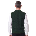Pull sans manches torsades (9)
