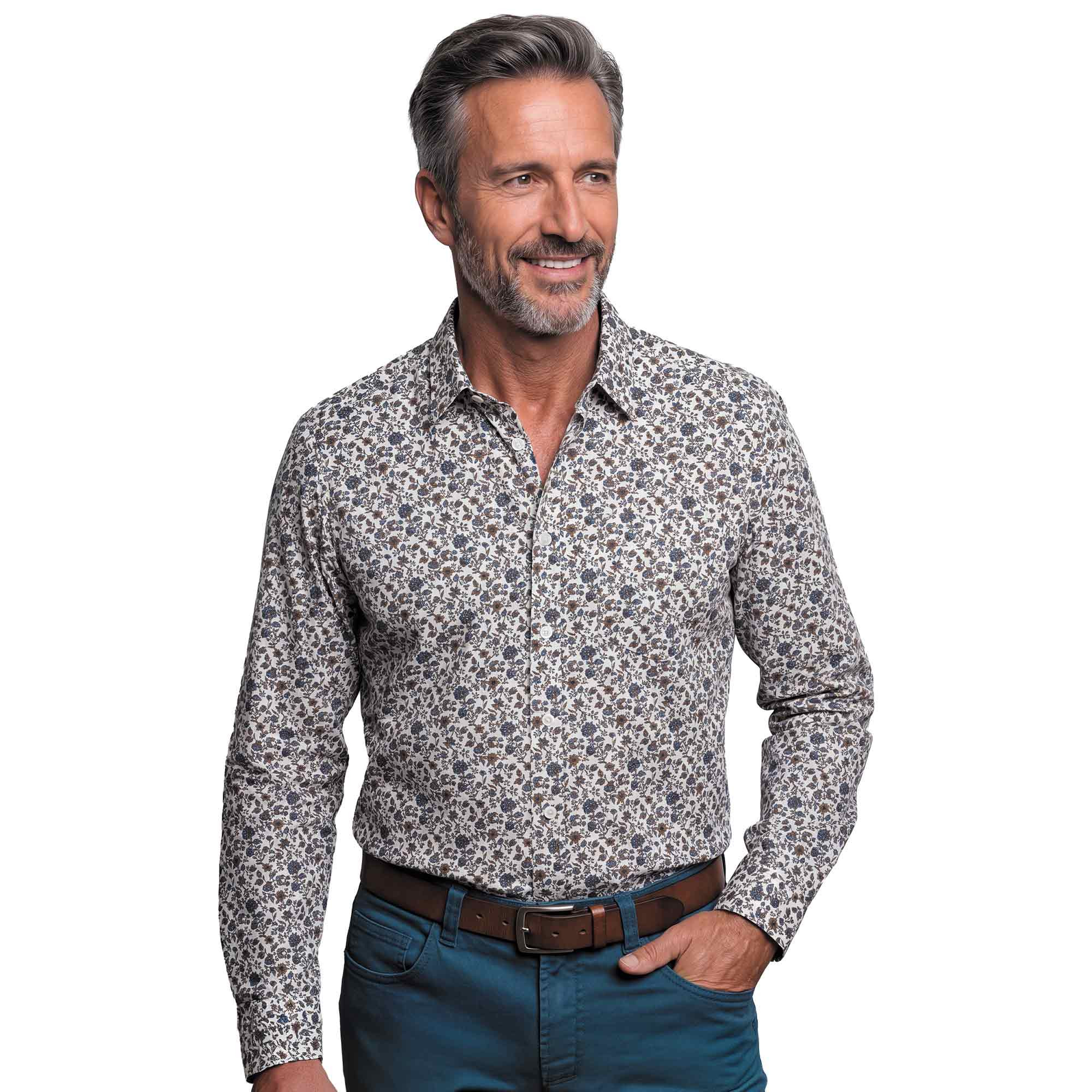 Chemise imprimée floréal