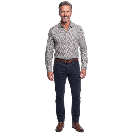 Chemise imprimée floréal (2)
