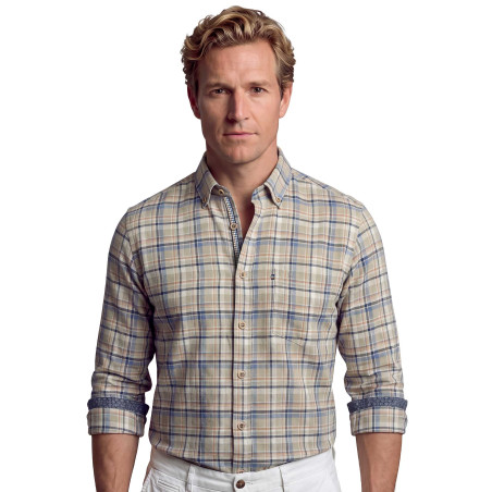 Chemise carreaux pastel