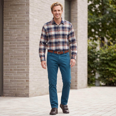 Pantalon twill de coton (6)