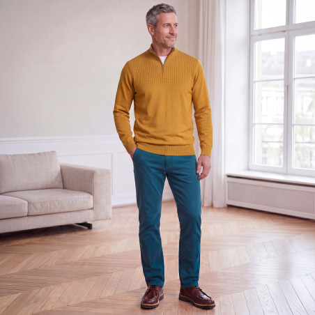 Pantalon twill de coton (7)
