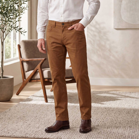 Pantalon twill de coton (13)