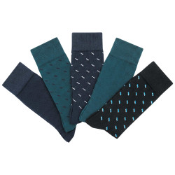 Chaussettes coton gentlemen - les 5
