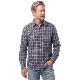 Chemise bleu cardiff carreaux