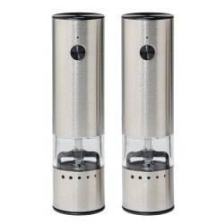 Duo sel & poivre rechargeable