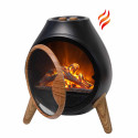 Chauffage d’appoint «feu de bois» (3)