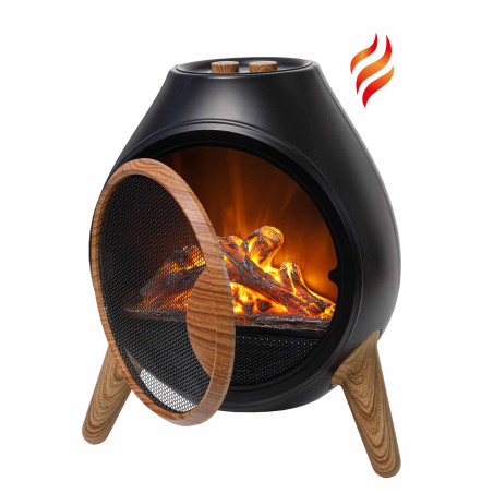 Chauffage d’appoint «feu de bois» (3)