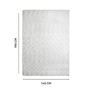Surmatelas confort 7 zones - 2 places (140 x 190 cm) (4)