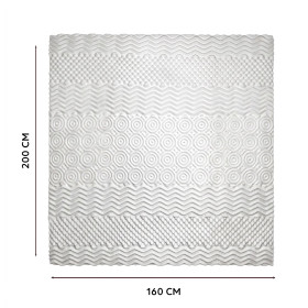 Surmatelas confort 7 zones - 2 places (160 x 200 cm) (4)