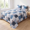 Couvre-lit patchwork  Blueberry (2)