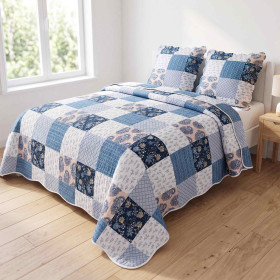 Couvre-lit patchwork  Blueberry (2)