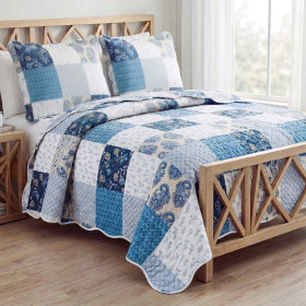 Couvre-lit patchwork  Blueberry (3)