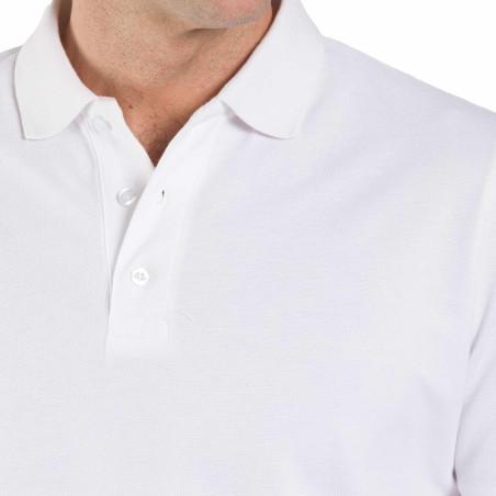 Polo piqué de coton manches courtes (4)