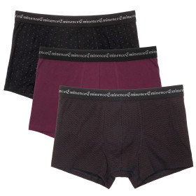 Sous-vêtements Eminence boxers - les 3