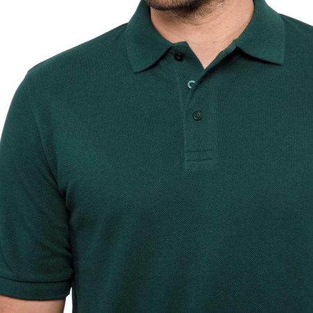 Polo piqué de coton manches courtes (12)