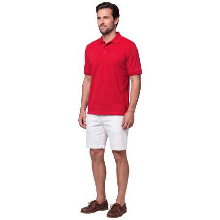 Polo piqué de coton manches courtes (14)