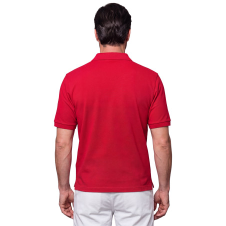 Polo piqué de coton manches courtes (15)