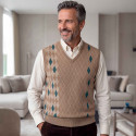 Pull sans manches jacquard (4)