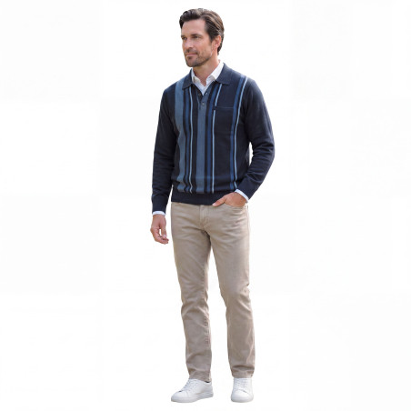 Pull-polo jacquard tradition (2)