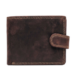 Portefeuille cuir patiné