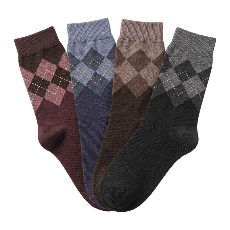 Votre offre du moi : Chaussettes intarsia - les 4