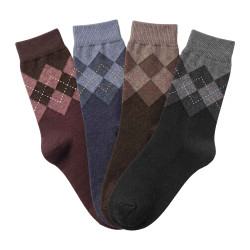 Chaussettes intarsia - les 4