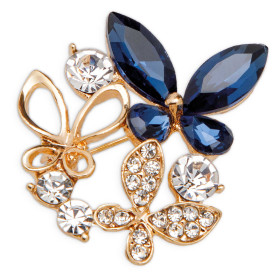 EN CADEAU : Broche papillons