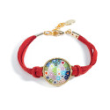 Le bracelet médaillon Millefiori