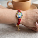 Le bracelet médaillon Millefiori (2)