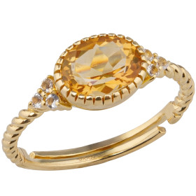 La bague soleil d’or