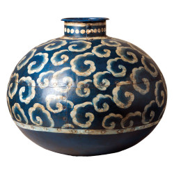 Le vase antique bleu