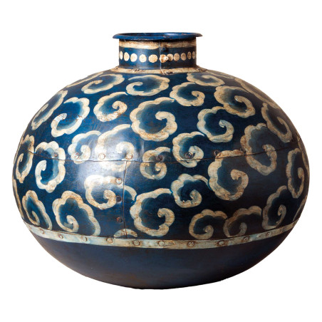 Le vase antique bleu