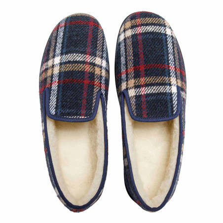 Mules carreaux laine (3)
