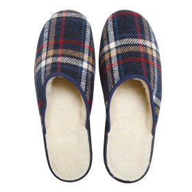 Mules carreaux laine (3)