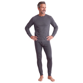 Pyjama thermique gris