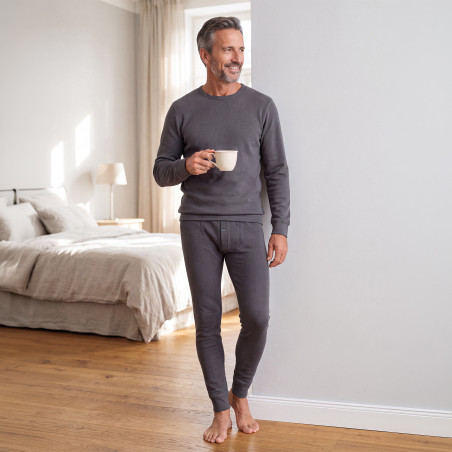 Pyjama thermique gris (5)