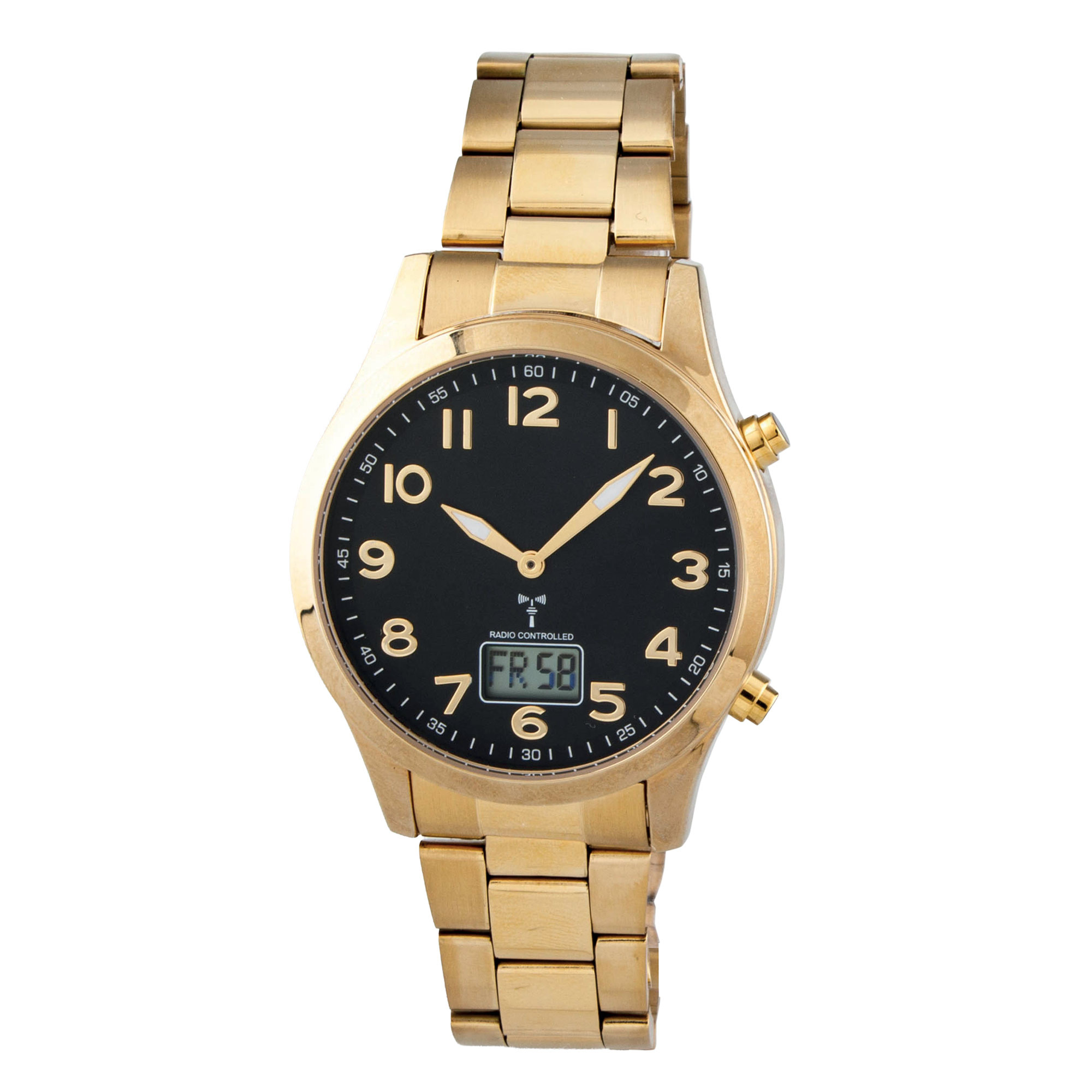 Montre gold radiopilotée