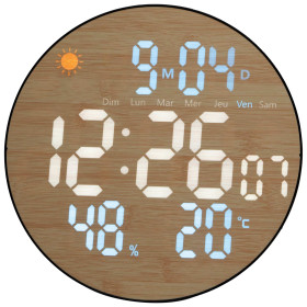 Horloge LED