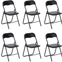 Chaises pliantes - les 6